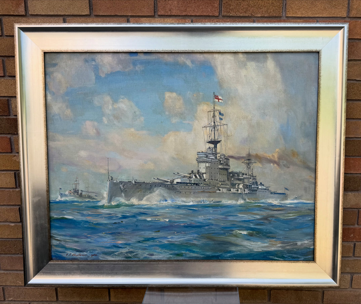 Frederick Challener WWII Battleships