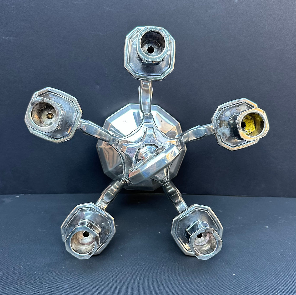 Heavy Silver Candelabra
