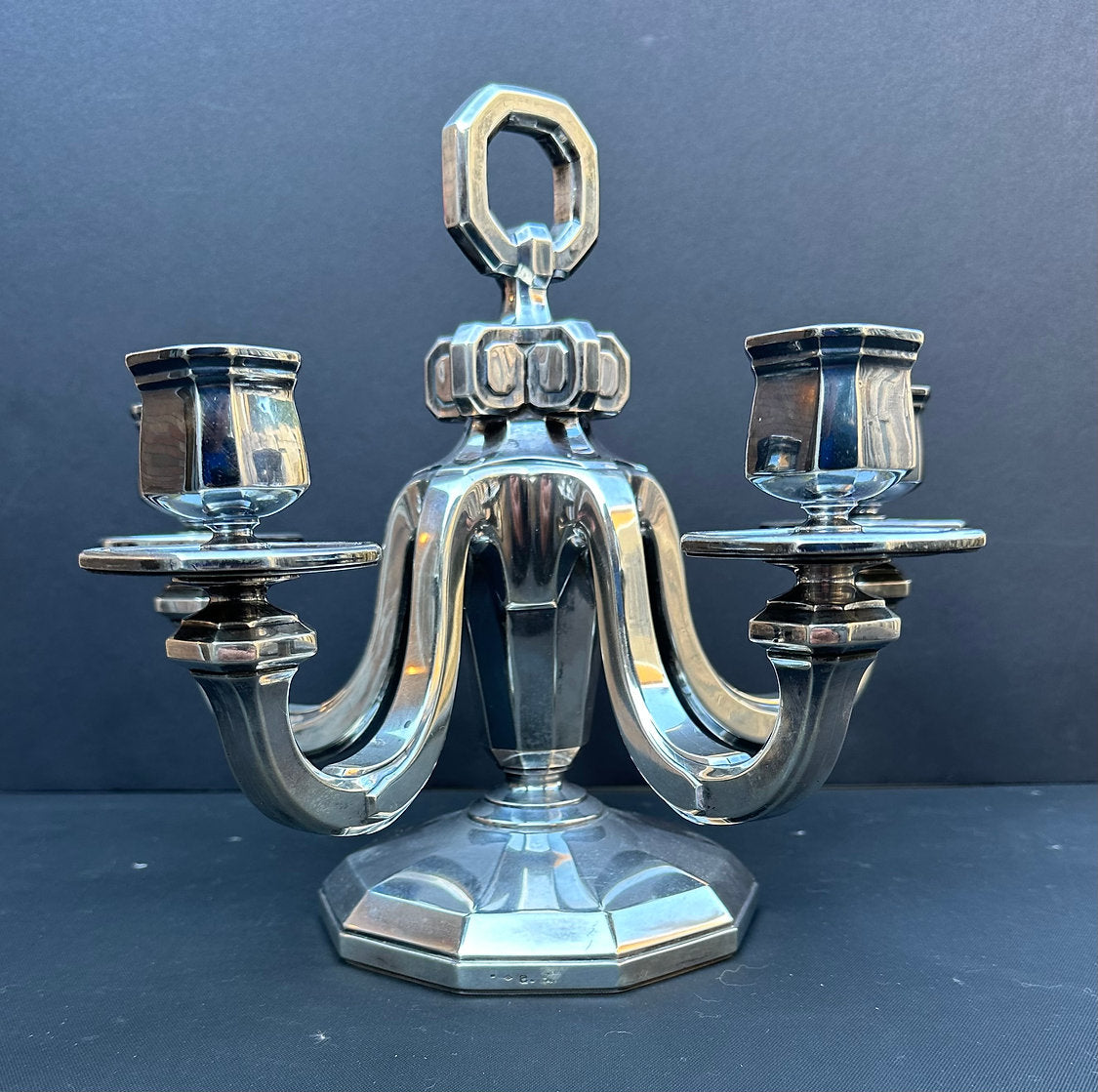 Heavy Silver Candelabra