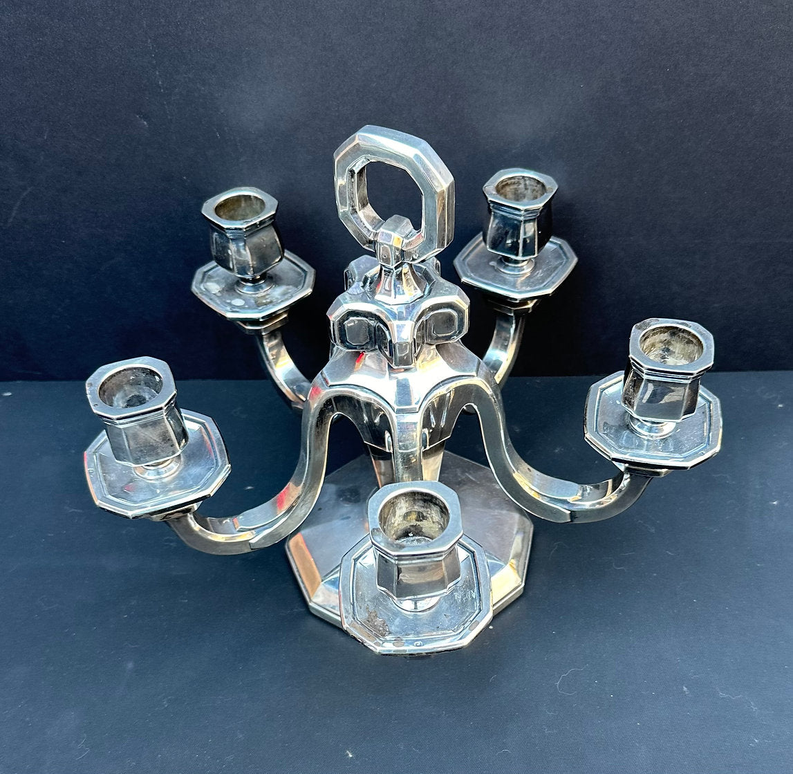 Heavy Silver Candelabra