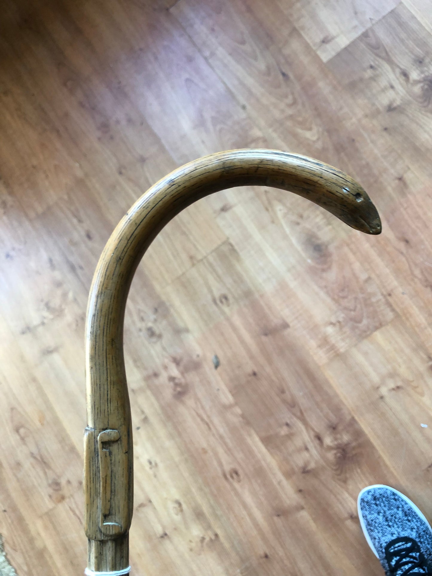 Mohawk Native Carved Walking Stick