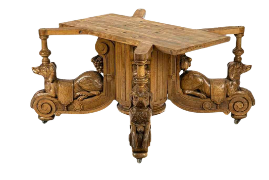 Egyptian Revival Banquet Table