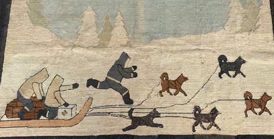 XL Grenfell Dogsled Rug